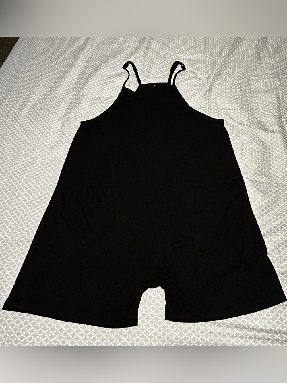 Women's Black Tank Top Romper